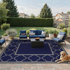 GENIMO Outdoor Rug, Waterproof Plastic Rugs - Image 2