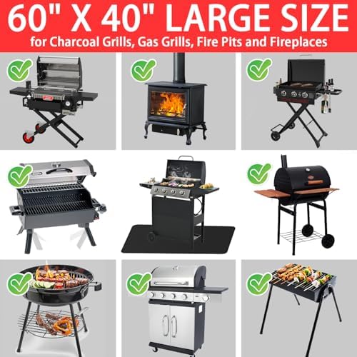 Large 60 x 40 Inch BBQ Under Grill Mat - Image 4