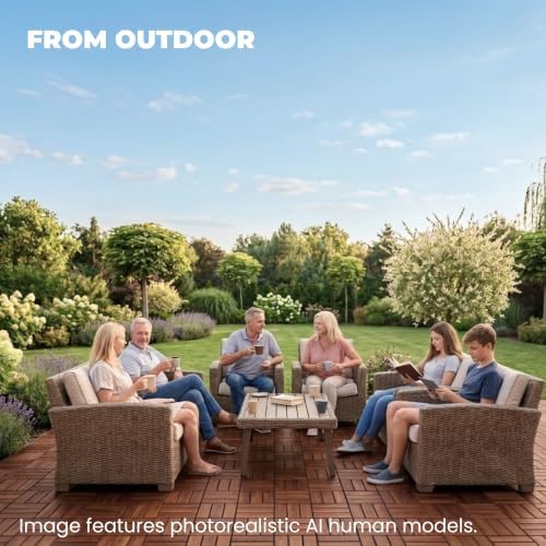 Jurax Interlocking Wood Deck Tiles - Image 6