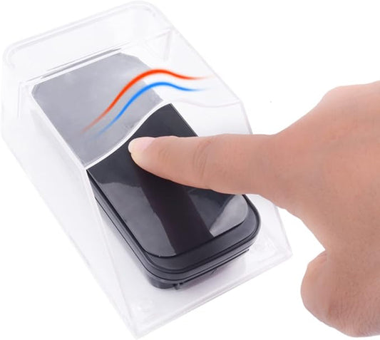 PC Waterproof Doorbell Cover, Transparent Rainproof Wireless Doorbell by ZUYOOK