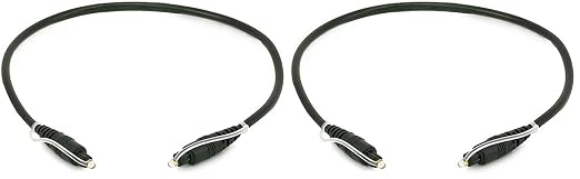 Monoprice 1.5ft Optical Toslink 5.0mm OD Audio Cable by Monoprice