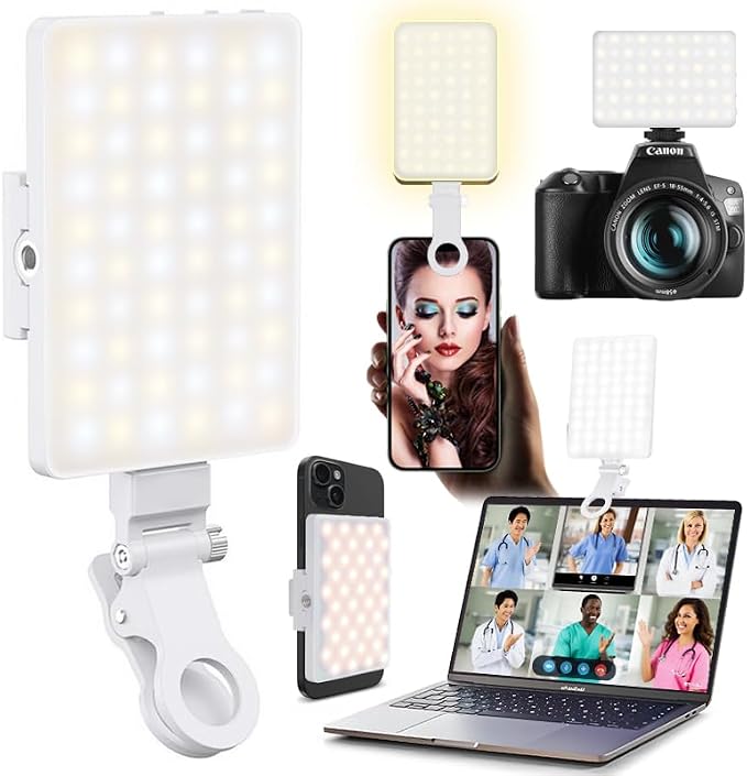 60 LED Portable Selfie Light Video Conference Lighting by Unknown