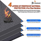 40" Fire Pit Mat for Solo Stove Bonfire, Round Fireproof Firpit Mats under Fire - Image 5