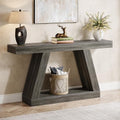 Tribesigns Farmhouse Console Table, 55-Inch Rustic Sofa Table by Tribesigns