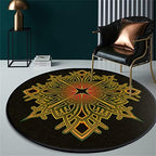 Chair Mat for Hardwood Floor Anti-Slip Floor Protector Round Gaming Computer - Image 3
