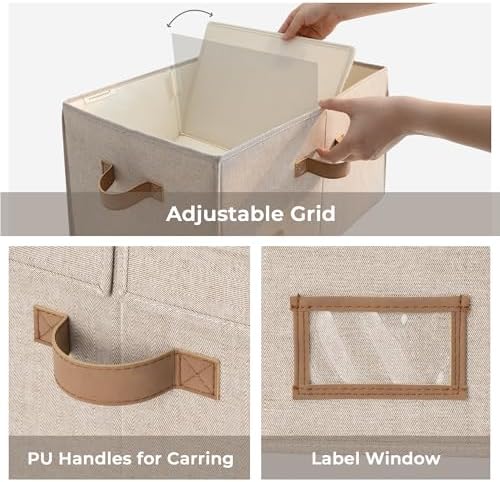 StorageWorks Large Decorative Storage Boxes - Image 3