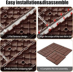 Plastic Interlocking Deck Tiles, Decking Tiles - Image 4