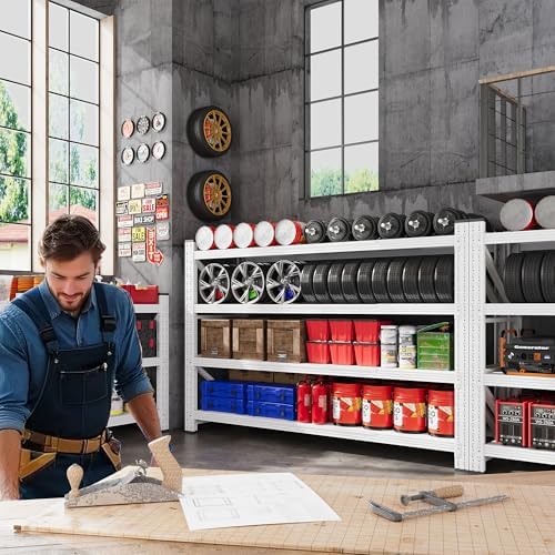 71.3” Wide Heavy Duty Metal Garage Shelving - Image 3