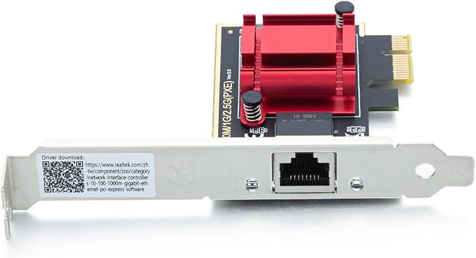 10Gtek 2.5G NIC PCIe Network Adapter 2500/1000/100Mbps PCIe Gigabit Ethernet - Image 2