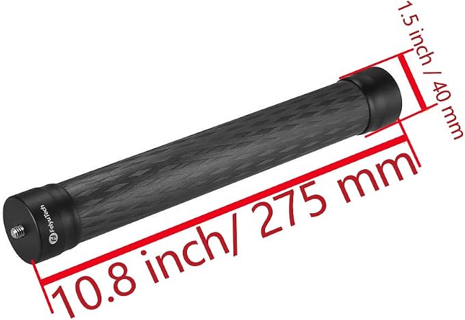 FeiyuTech 10.8" Carbon Fiber Extension Pole – Lightweight, Durable - Image 2