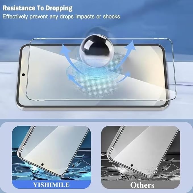 XDesign [3+2 Pack Galaxy S26 Ultra Screen Protector, 9H Tempered Glass Scratch - Image 7