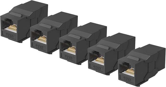Jadaol UL Listed RJ45 Coupler, 10Gbps Gold-Plated Contacts Pass Through RJ45 by Jadaol