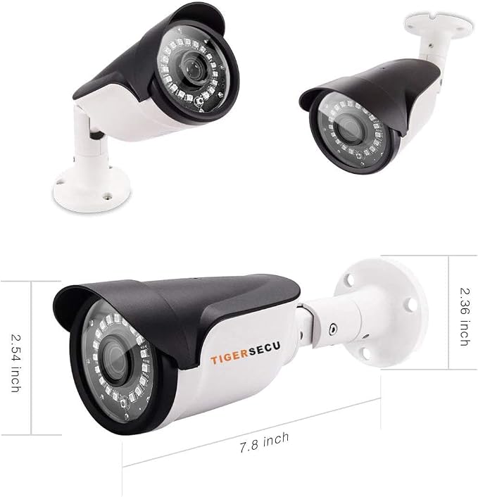 TIGERSECU 1080P Long Range Bullet Security Camera - Image 7