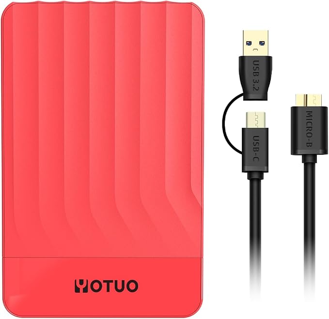 YOTUO Portable External Hard Drive Storage Expansion Mobile HDD USB 3.0 by YOUTO