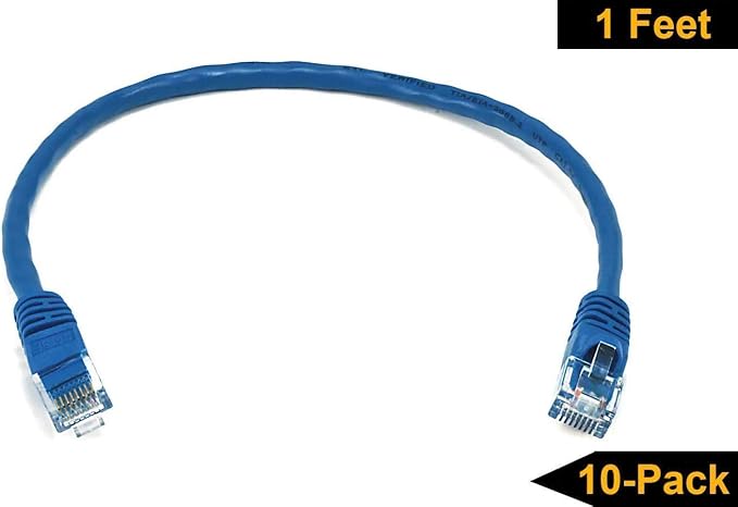 iMBAPrice 10' Cat5e Network Ethernet Patch Cable, 10 Pack - Image 2