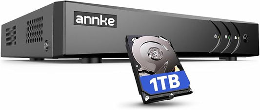 ANNKE 3K Lite 8 Channel Hybrid 5-in-1 Security Digital Video Recorder, H.265+ by ANNKE