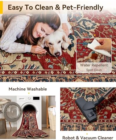 RELEANY Washable Area Rug - Image 6