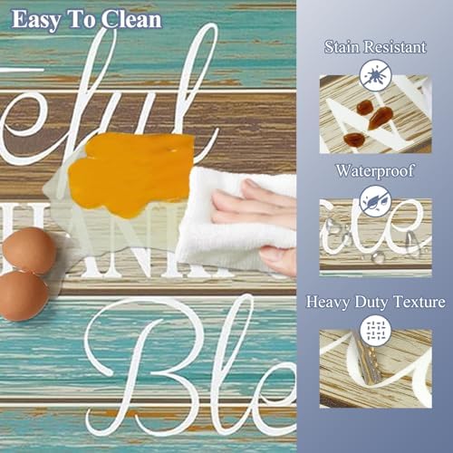 HEBE Anti Fatigue Kitchen Mat Set of 2, Cushioned Kitchen Mats - Image 5