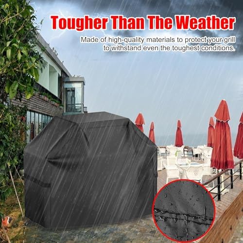 BBQ Grill Cover, Waterproof, Weather Resistant, Fade Resistant, - Image 5
