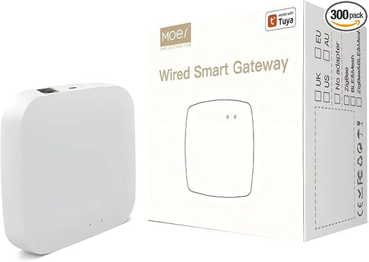 MOES Tuya ZigBee 3.0 Hub/Wired Gateway, WiFi Smart Home Bridge Remote Controller by MOES