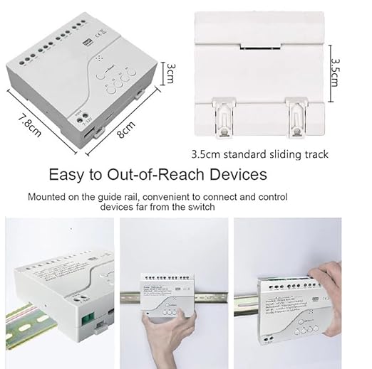 4 Channel Smart ZigBee Wireless Dry Contact Relay Switch Module, Compatible - Image 7