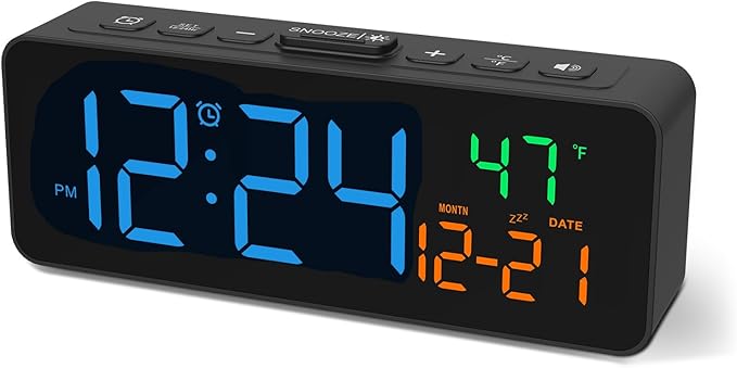Netzu 3-in-1 Digital Clocks for Living Room by Netzu