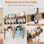 29 inch Coat Rack Wall Mount - Image 4