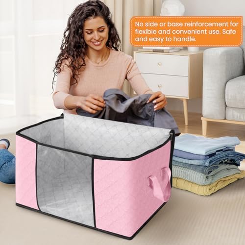 Fab totes 8 Pack Storage Bags for Clothes Blanket Storage Bins - Image 3