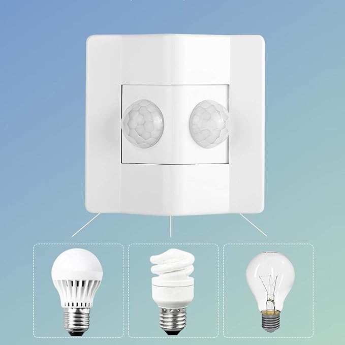 PIR Motion Sensor Smart Switch, 86-type Light-sensitive 180 Degrees Motion - Image 8