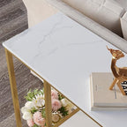 WOHOMO 31.5 in Entryway Table Modern Sofa Table - Image 6