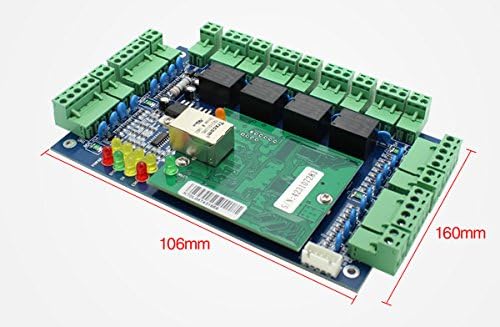 TCP/IP 4 Door Entry Access Control Panel Kit Electric Strike Fail Secure NO - Image 9