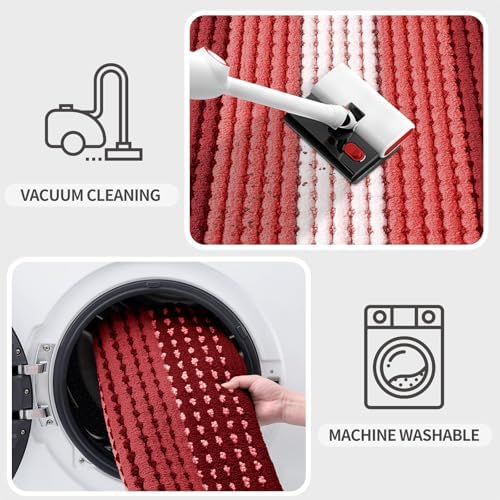 Kitinjoy Indoor Outdoor Door Mat, 40x32 Non-Slip Dirt Trapper Doormats - Image 5