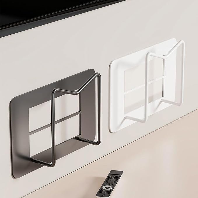 WiFi Router Wall Mount Organizer, No Drill Small Device Wall Mount Holder - Image 7