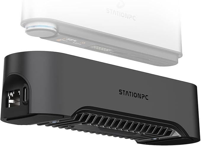 PocketCloud Dock for Portable NAS, M.2 NVMe Slot, Expend Storage, 2.5GbE by STATIONPC
