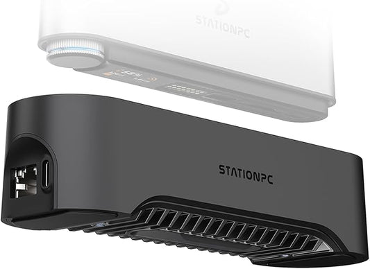 PocketCloud Dock for Portable NAS, M.2 NVMe Slot, Expend Storage, 2.5GbE by STATIONPC