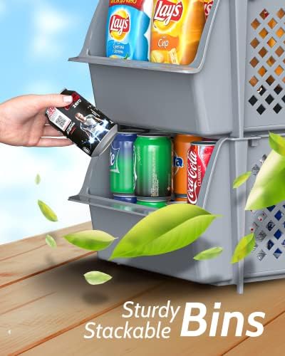 Skywin Stackable Storage Bins Open Front - Image 6