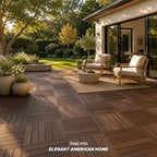 Acacia Interlocking Deck Tiles, 6 Slats - Image 3