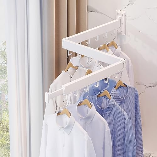 Wall Mounted Drying Rack, Foldable Clothes Drying Rack - Image 3