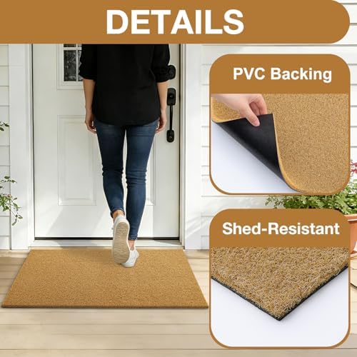 OLANLY Front Door Mat 71x47, Low Profile Doormat - Image 4
