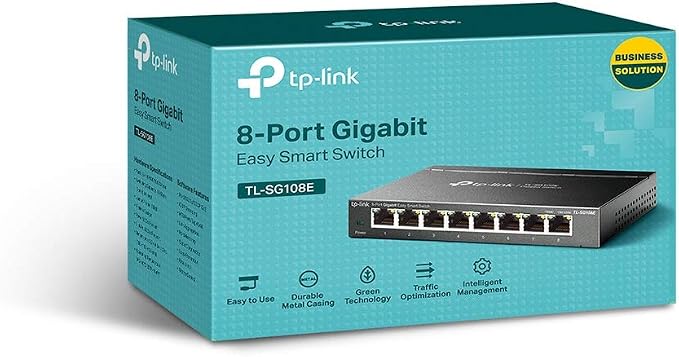 TP-Link 8 Port Gigabit Switch | Easy Smart Managed | Plug & Play | - Image 9