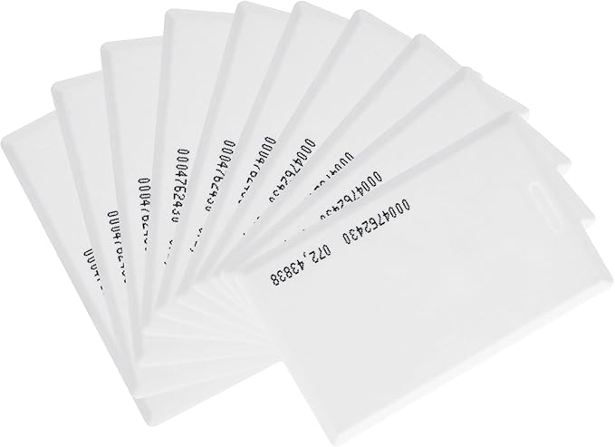 RFID Cards Compatible with Time Clock H1 H2 H3-125KHz RFID Proximity Employee by HapAttend