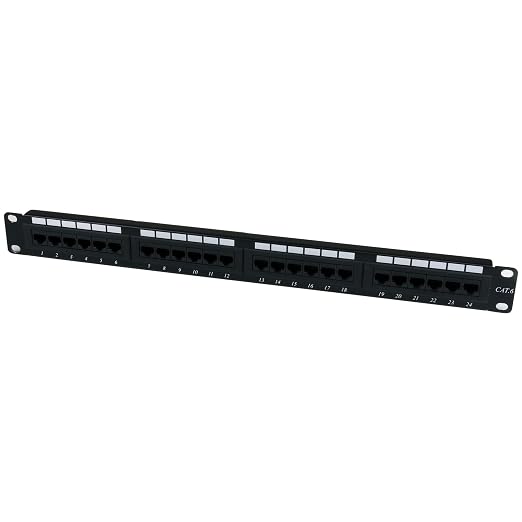 StarTech.com 24 Port 1U Rackmount Cat 6 110 Patch Panel by StarTech
