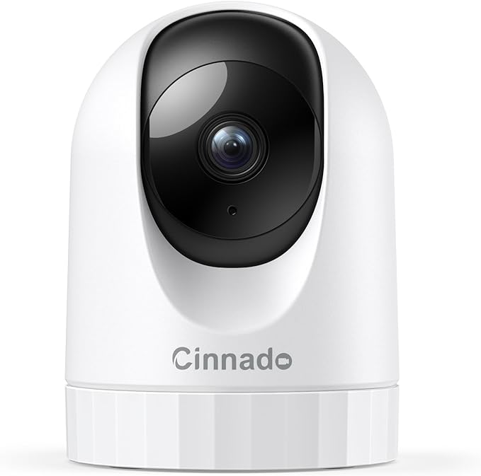 Cinnado Security Camera Indoor-2K 360° WiFi Cameras by Cinnado