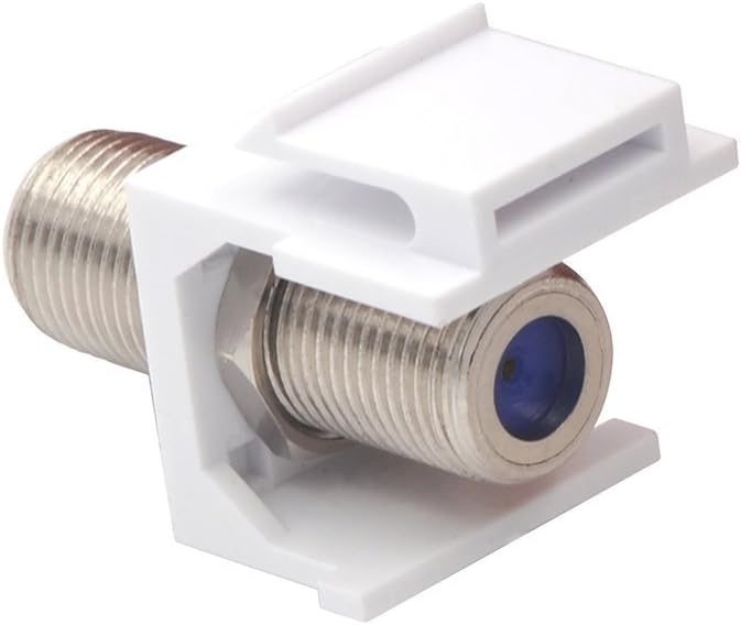 VCE Coax Keystone Jack Insert 3GHz Coaxial Cable Connector, F-Type RG6 Cable - Image 6