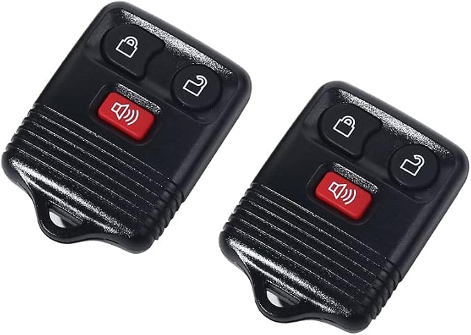 2 Replacement Keyless Entry Remote Control Key Fob Clicker Transmitter，fits Ford by Banseko