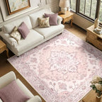RELEANY Washable Area Rug, Square 6'x6' by RELEANY