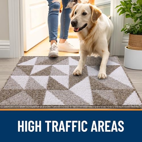 OLANLY Door Mat Indoor Entrance Washable 70x23, Odor-Free Low-Profile Front - Image 5