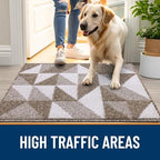 OLANLY Door Mat Indoor Entrance Washable 70x23, Odor-Free Low-Profile Front - Image 5
