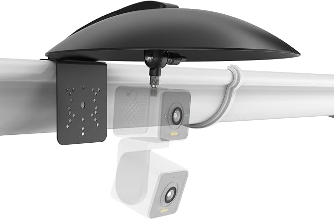 Sun Rain Shade Cover with Gutter Mount WYZE Cam Pan V1/V2/V3/V4/Duo Cam Pan by Unknown