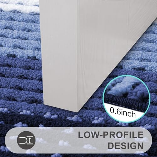 Kitinjoy Indoor Outdoor Door Mat, 47x20 Non-Slip Dirt Trapper Doormats - Image 4
